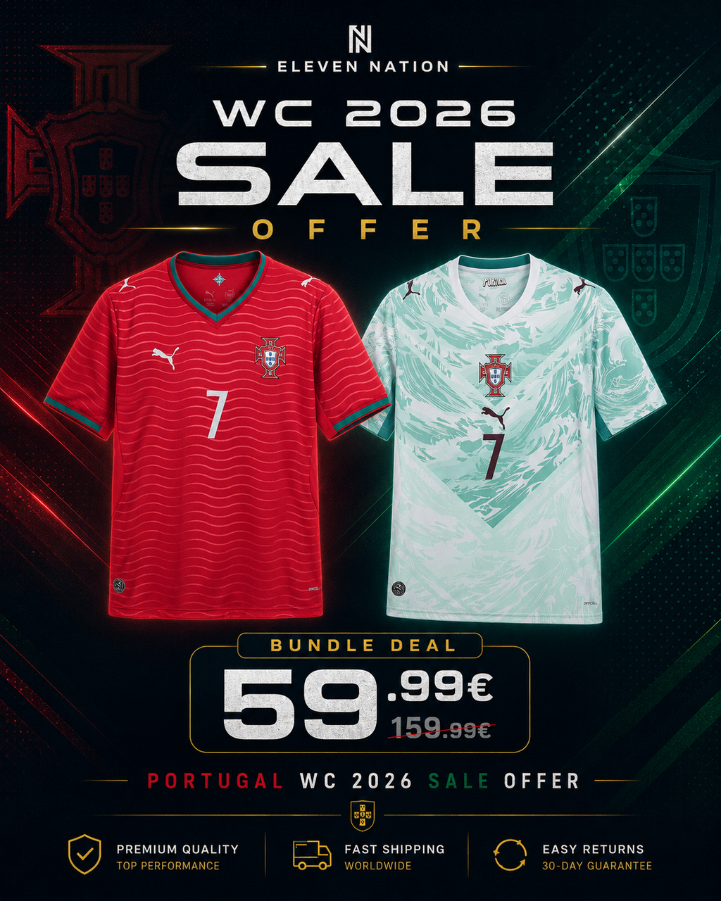 PORTUGAL WC 2026 SALE OFFER