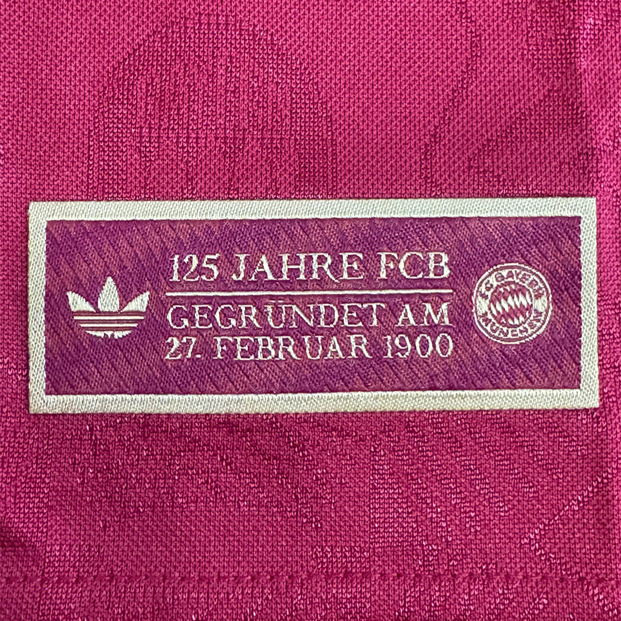 Adidas FC Bayern 125th Anniversary Jersey - Size S