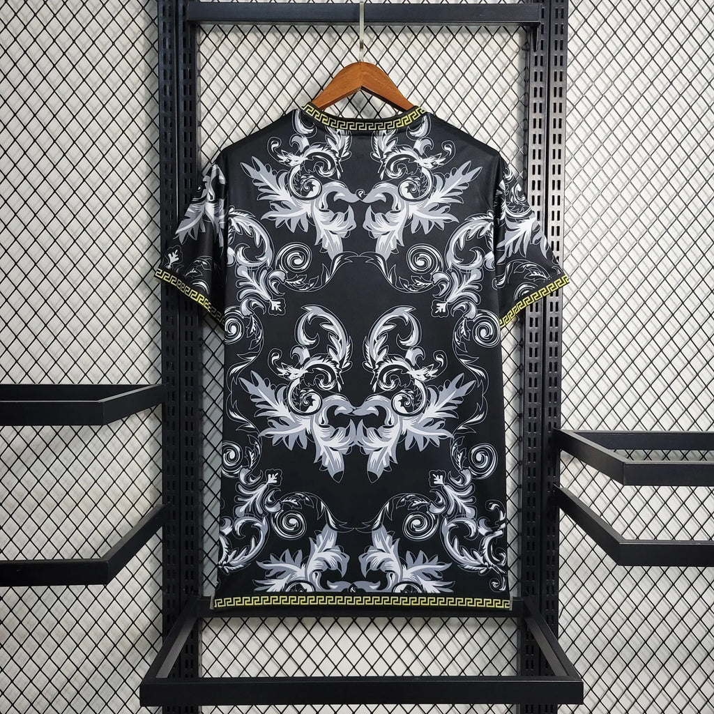 Classic Shirtss Italy Black Versace Special Edition