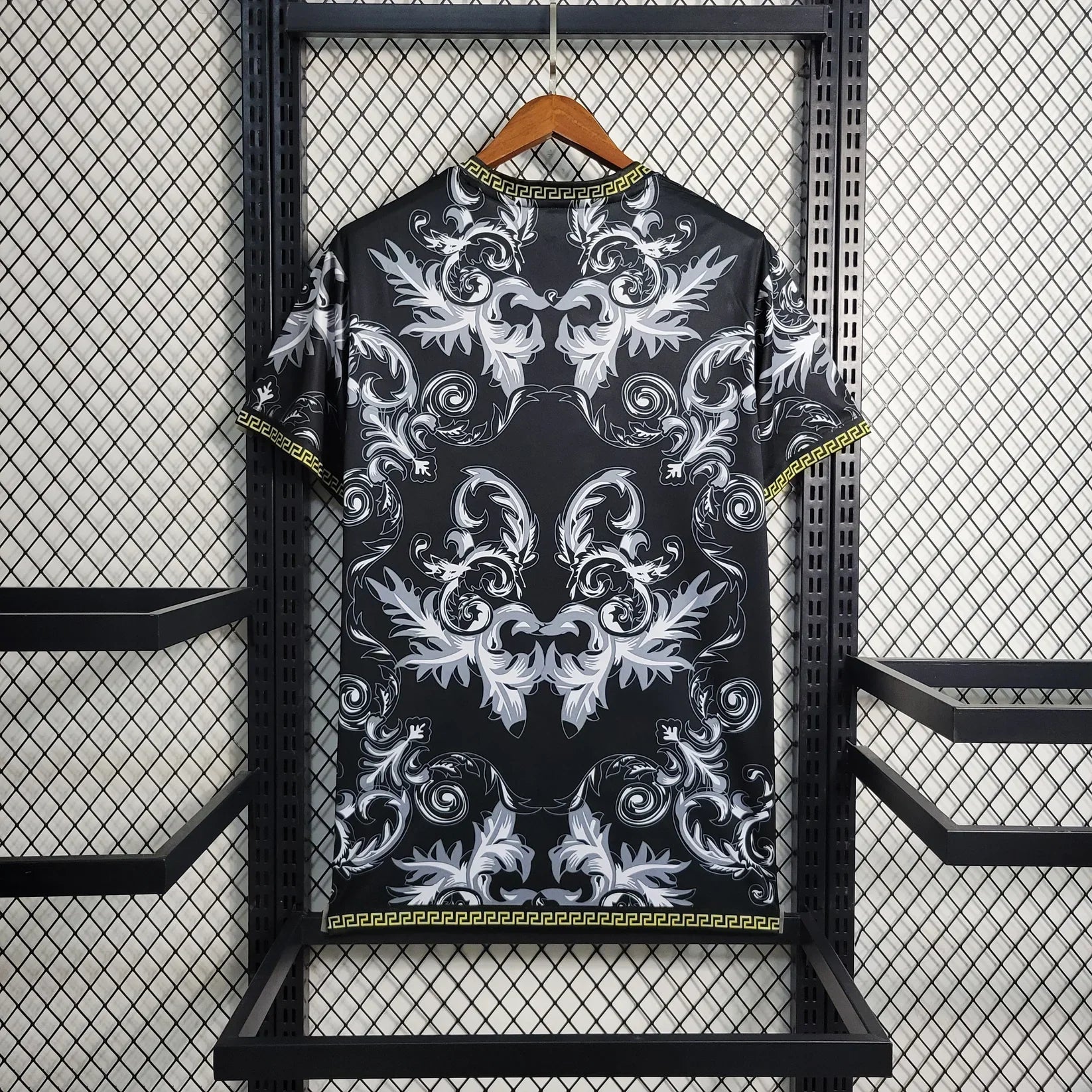 Classic Shirtss Italy Black Versace Special Edition
