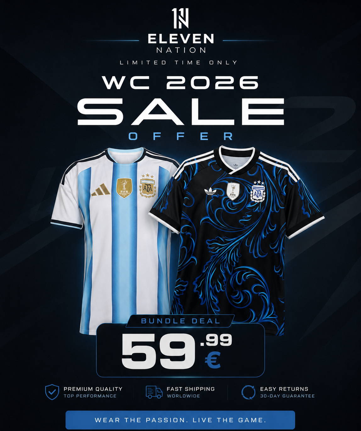 ARGENTINA WC 2026 SALE OFFER