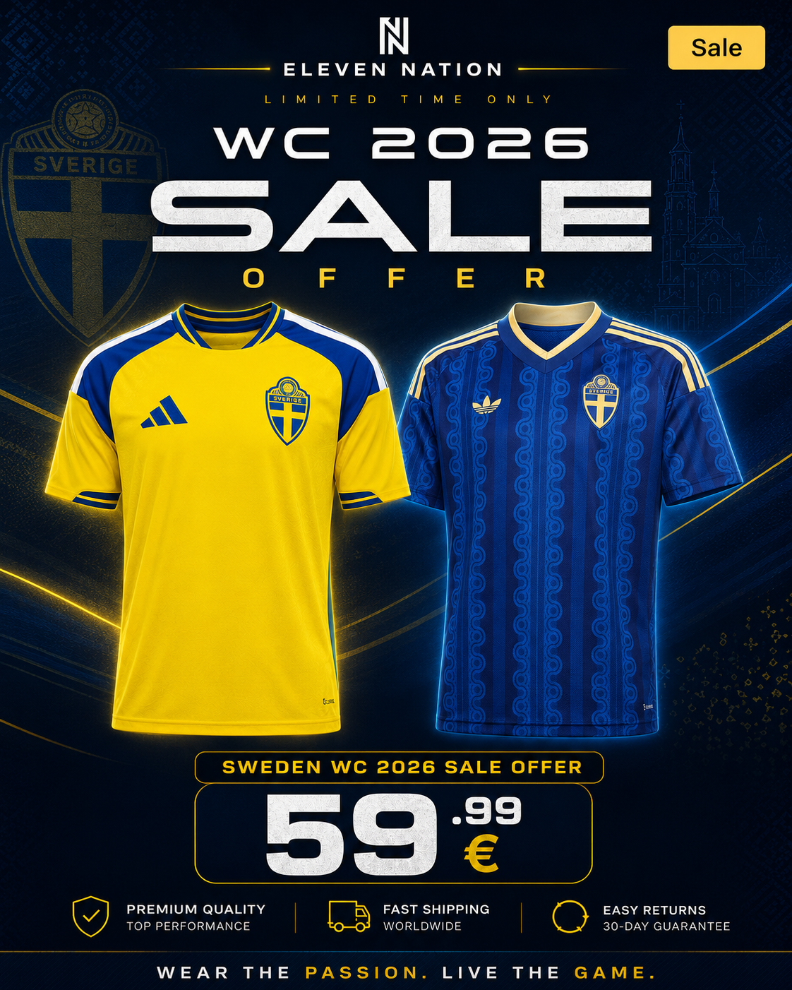 SWEDEN WC 2026 SALE OFFER