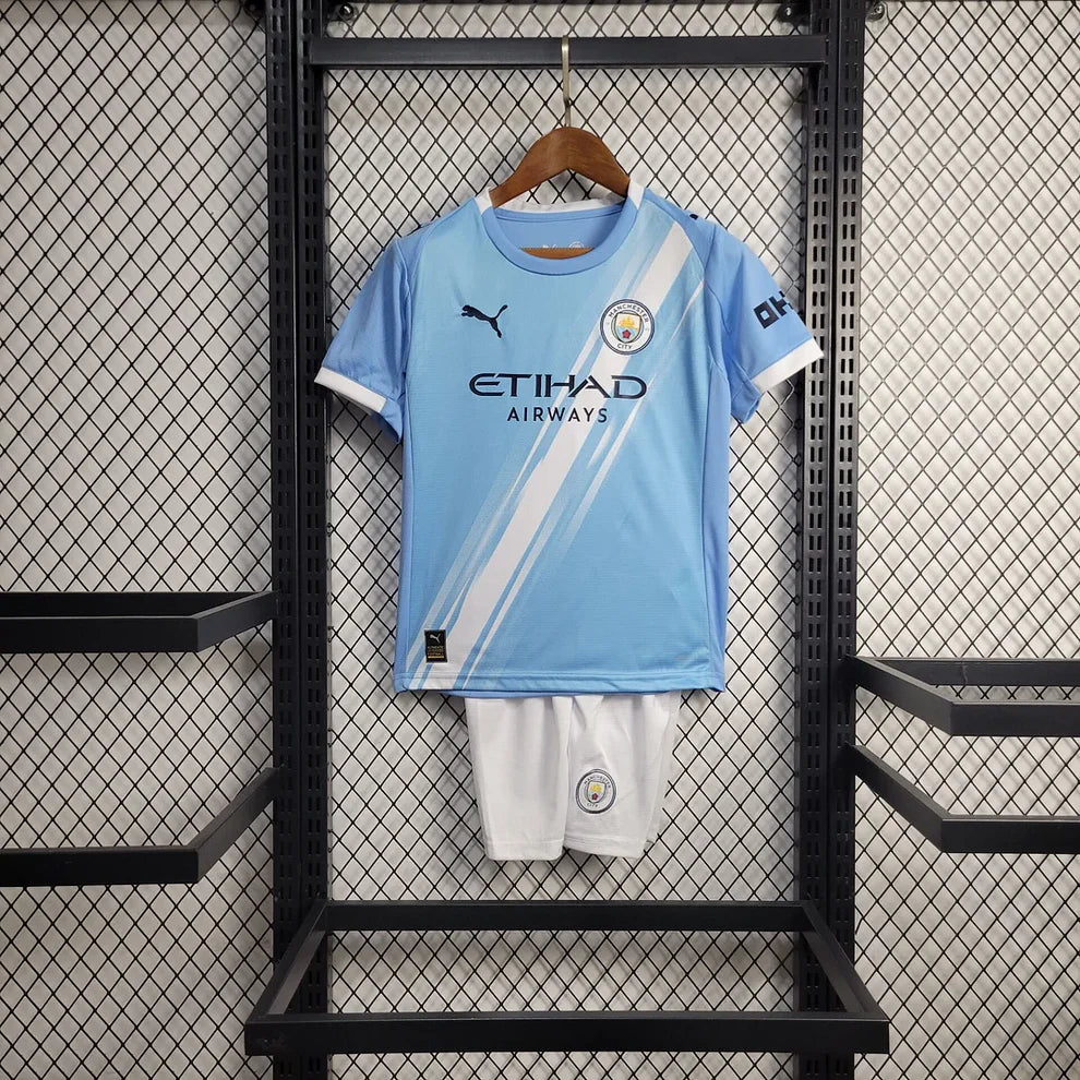 Classic Shirtss Man City 2025 Home Jersey Kids