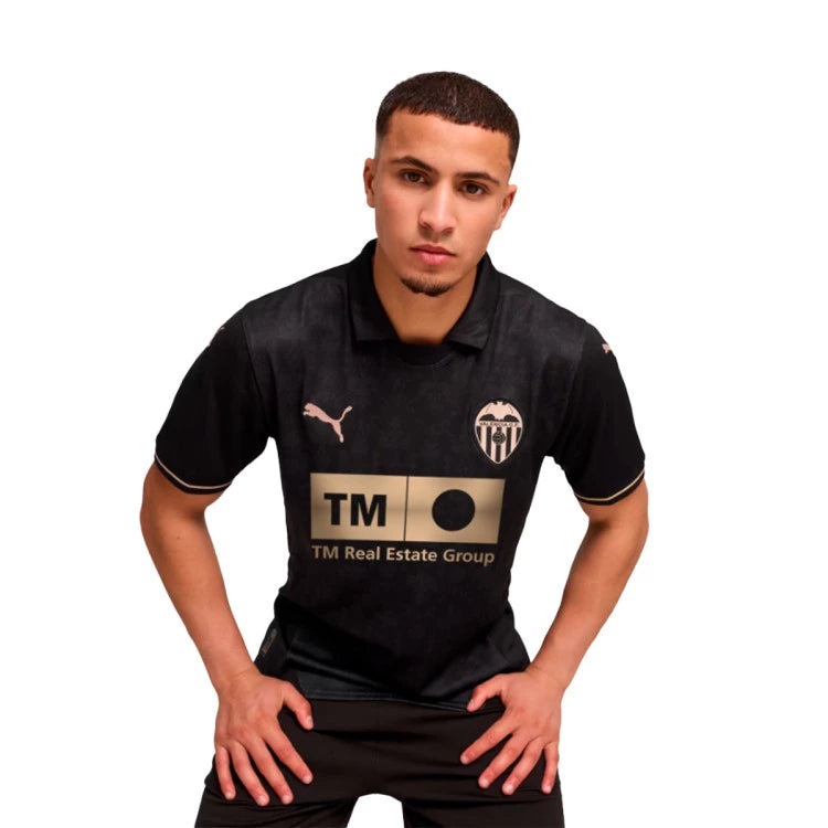 Puma Valencia CF 2024-2025 Away Jersey Black