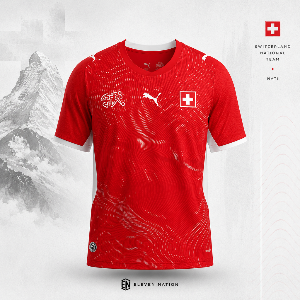 SWITZERLAND 2026 HOME JERSEY