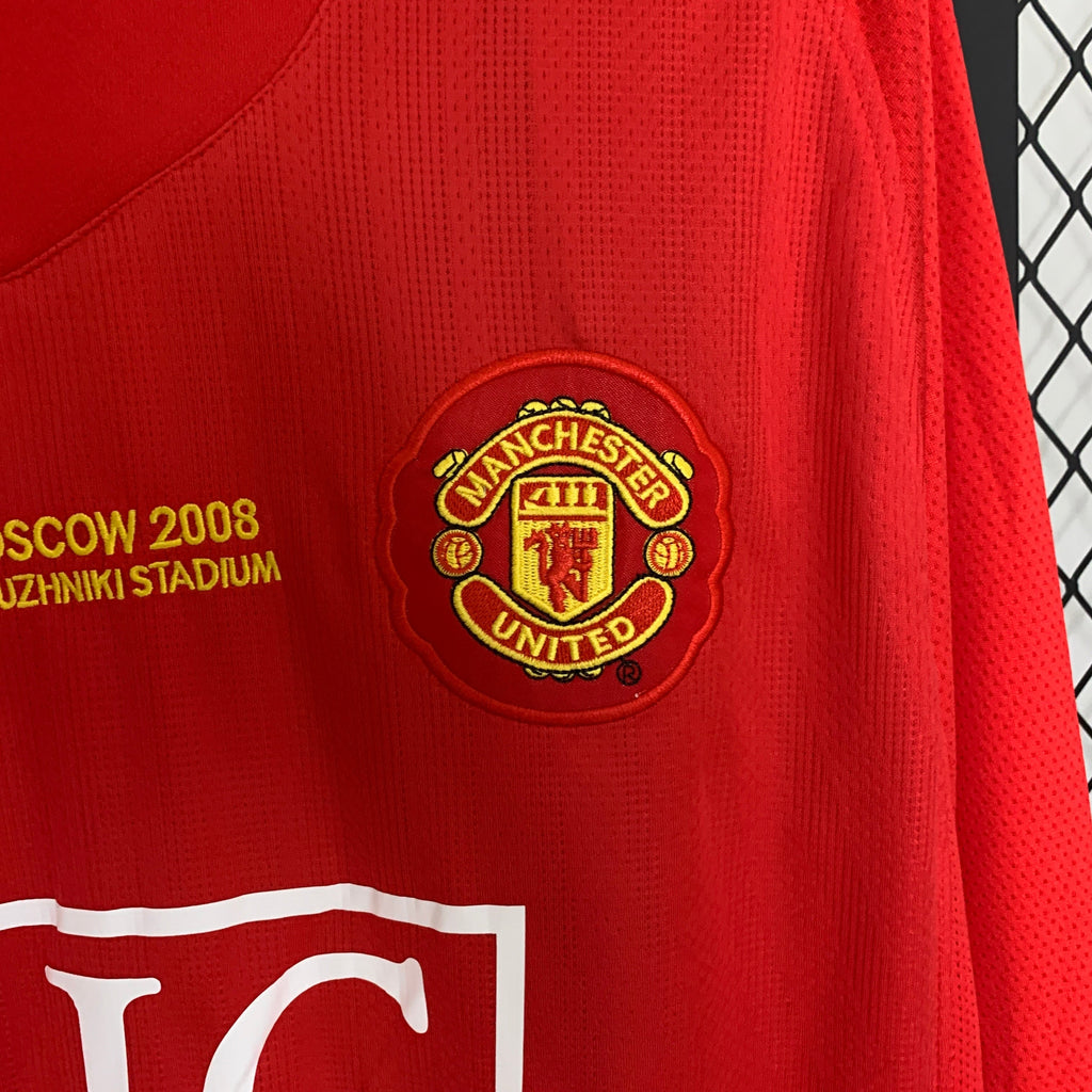 Classic Shirtss Manchester United 07/08 Home Long Sleeve Jersey