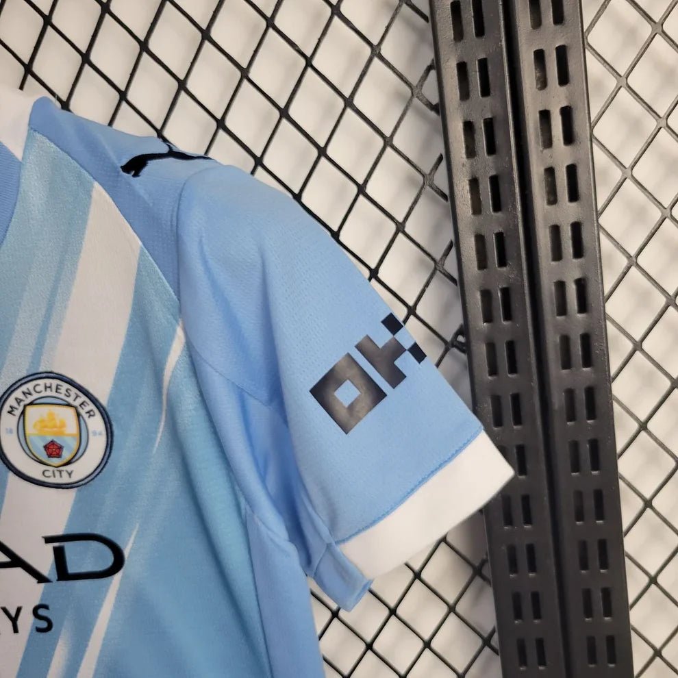Classic Shirtss Man City 2025 Home Jersey Kids