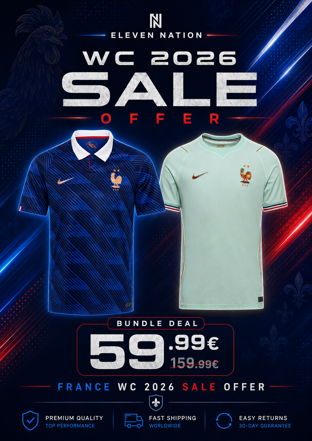FRANCE WC 2026 SALE OFFER