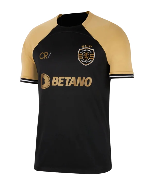 Nike Sporting Lisbon X CR7 Jersey 2023/2024 Black Gold F010