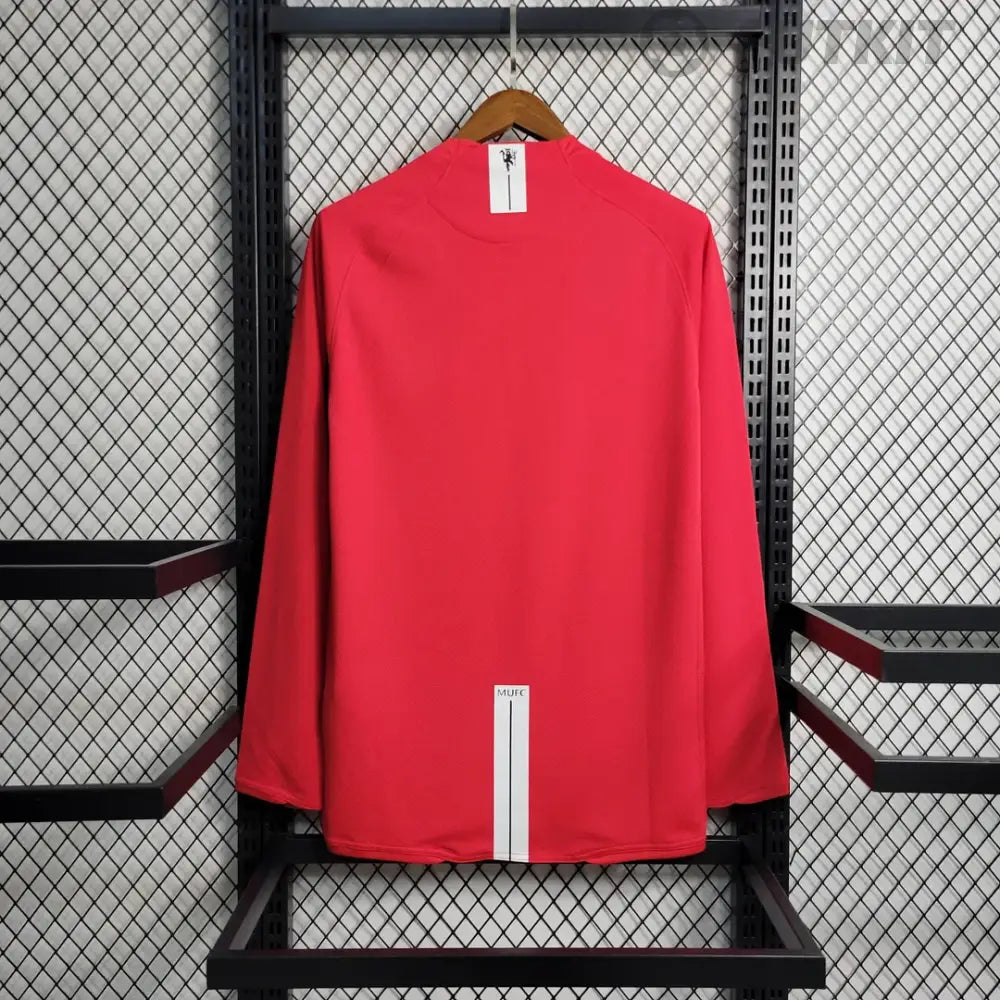 Classic Shirtss Manchester United 07/08 Home Long Sleeve Jersey