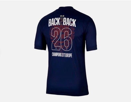 Nike PSG Home Jersey 2025/26 Champions of Europe 26 Back 2 Back