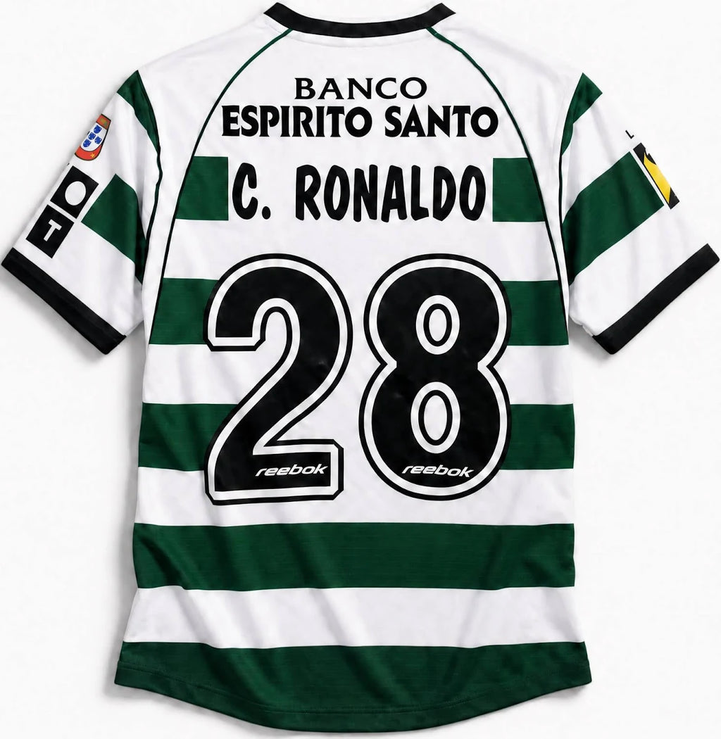 Cristiano Ronaldo CR7 Sporting Lisbon Home Jersey 2003
